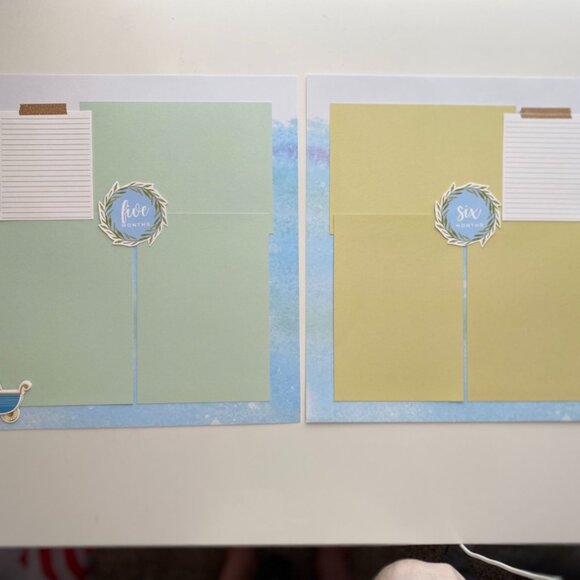 12x12 Baby Boy Premade Scrapbook, Baby Shower Gift, Gift for New Mom - Picture 9 of 14